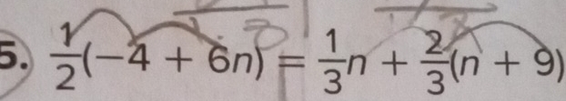 (-4 + 6n) = sn + (n + 9)