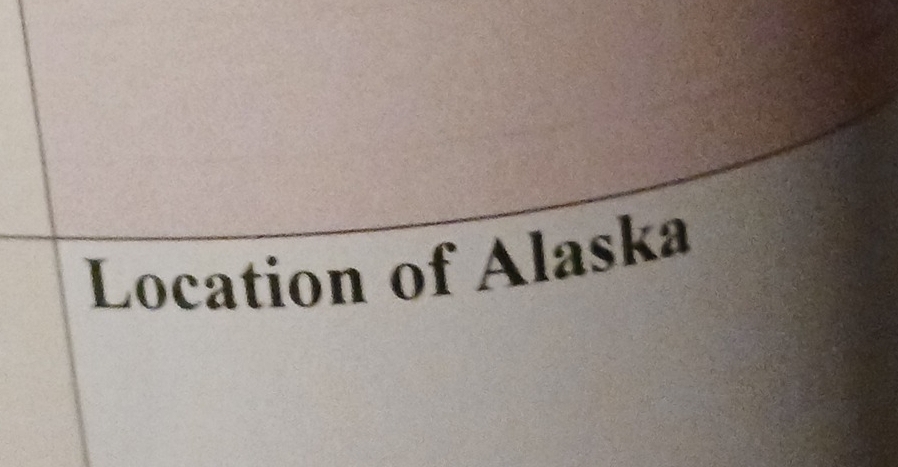 Location of Alaska