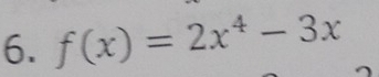 f(x)=2x^4-3x