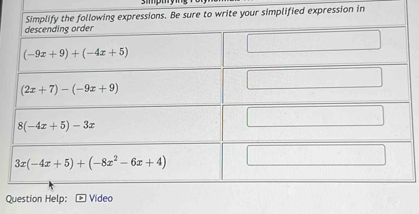 expression in
Q