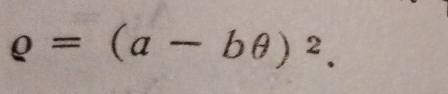 Q=(a-bθ )^2.