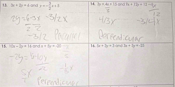 3y=4x+15 and 
1