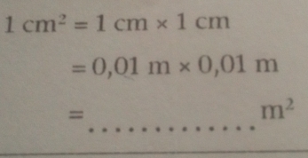 1cm^2=1cm* 1cm
=0,01m* 0,01m
_ 
=
m^2