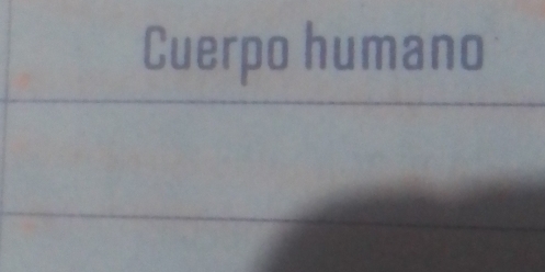 Cuerpo humano