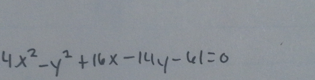 4x^2-y^2+16x-14y-61=0