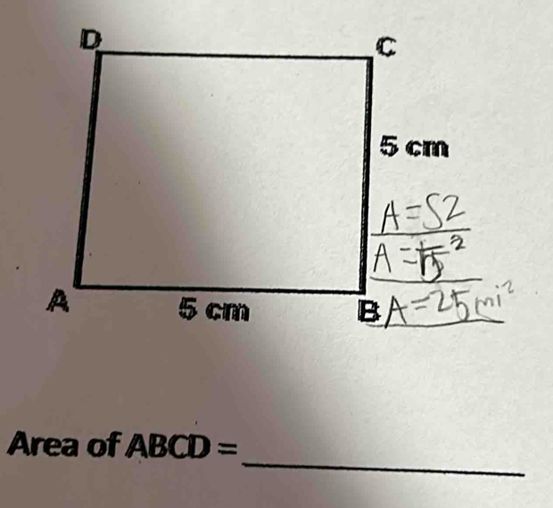 Area of ABCD=