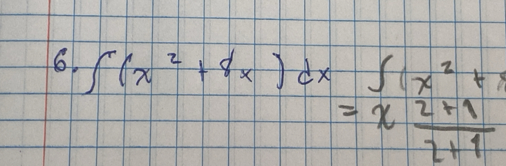 ∈t (x^2+8x)dx∈t (x^2+x
=x (2+1)/2+1 