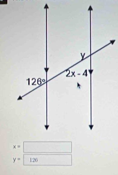 y= 126