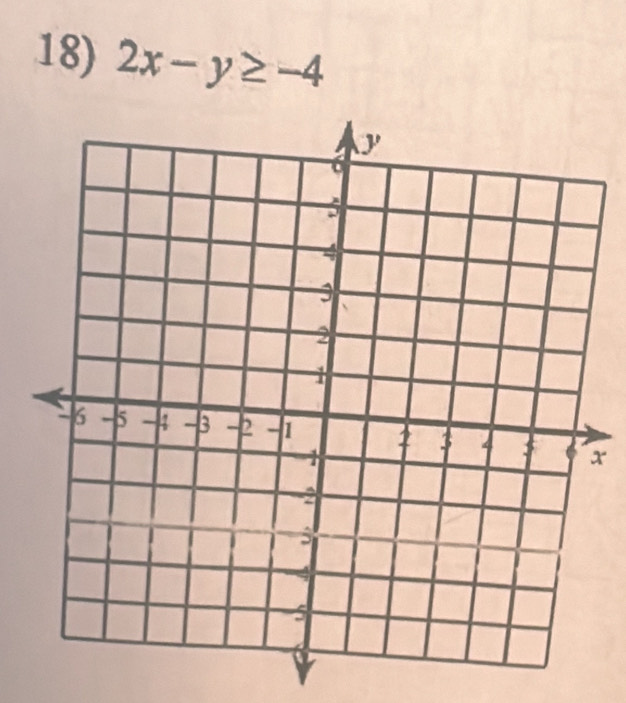 2x-y≥ -4
x