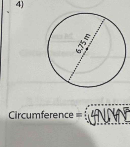 Circumference = ∠ AVMN