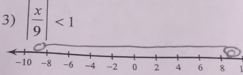 | x/9 |<1</tex> 
1