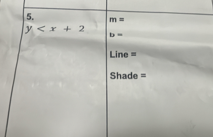 m=
y
b=
Line = 
Shade =