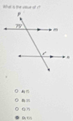 What is the vissiue of ?
Q7
◎ D 105