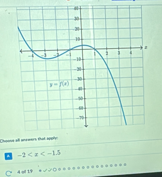 Choose all ans
A -2
4 of 19