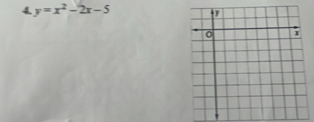 4 y=x^2-2x-5