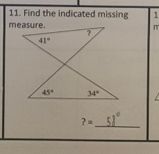 Find the indicated missing 1
r
?=
_