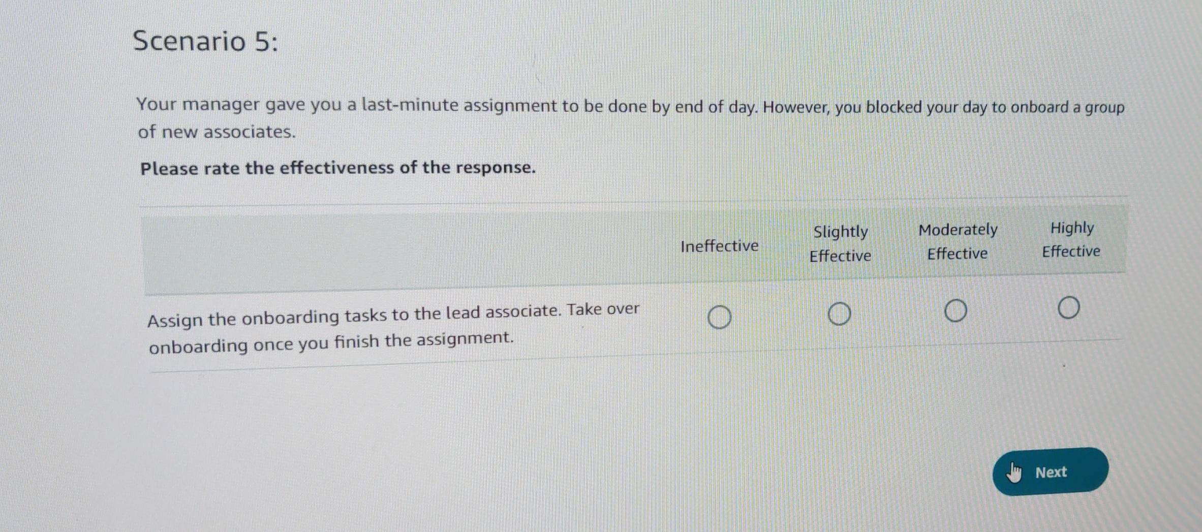 Solved: Scenario 5: Your manager gave you a last- minute assignment to ...