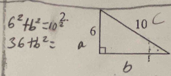 63+6=102
36+b^2=