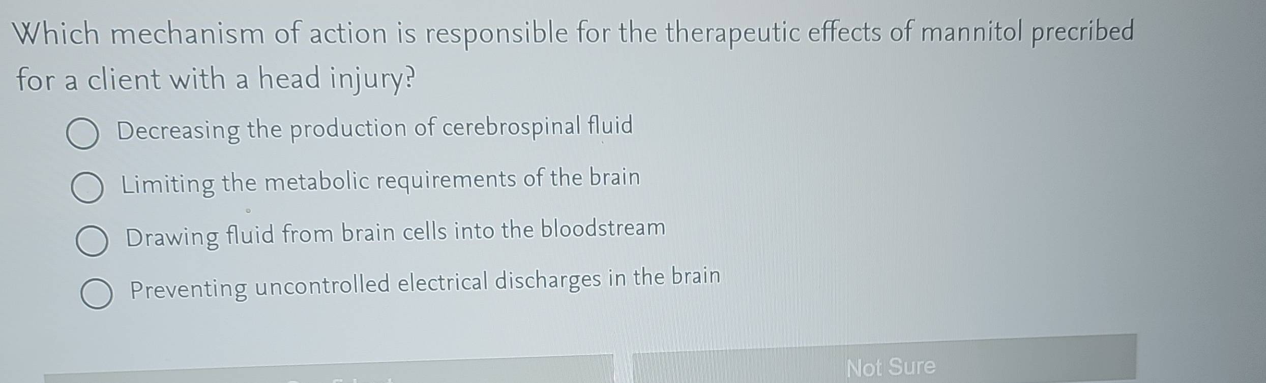Solved: Which mechanism of action is responsible for the therapeutic ...