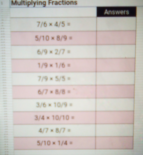 Multiplying Fractions
      
. 
. 
. 
. 
. 
.