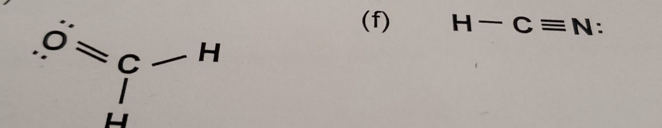 H-Cequiv N :
O=c-H