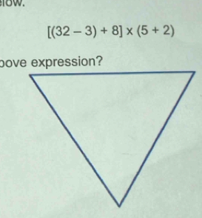 [(32-3)+8]* (5+2)