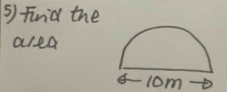 ⑤) find the 
area
lom
