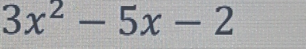 3x^2-5x-2