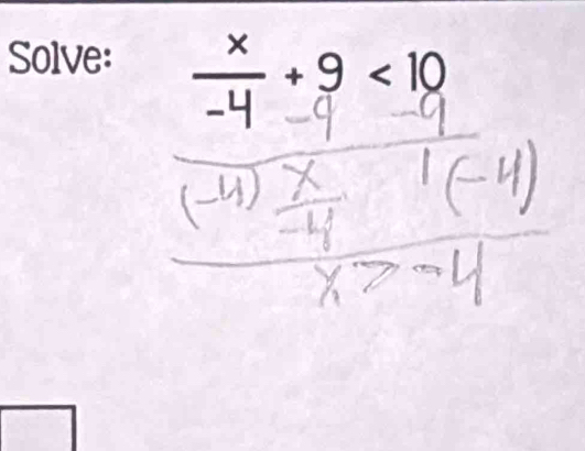 Solve: + 9 < 10</tex> 
□^