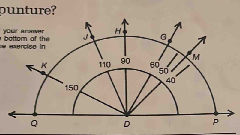 punture? 
your answer 
bottom of the 
e exercise in