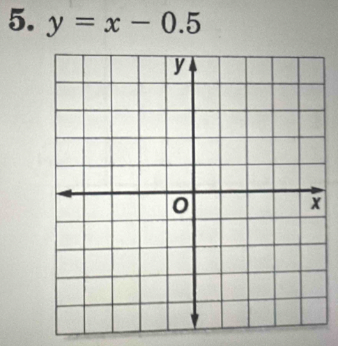 y=x-0.5