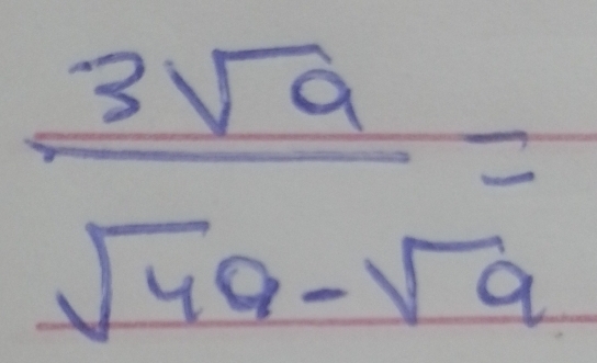  3sqrt(a)/sqrt(4a)-sqrt(a) =