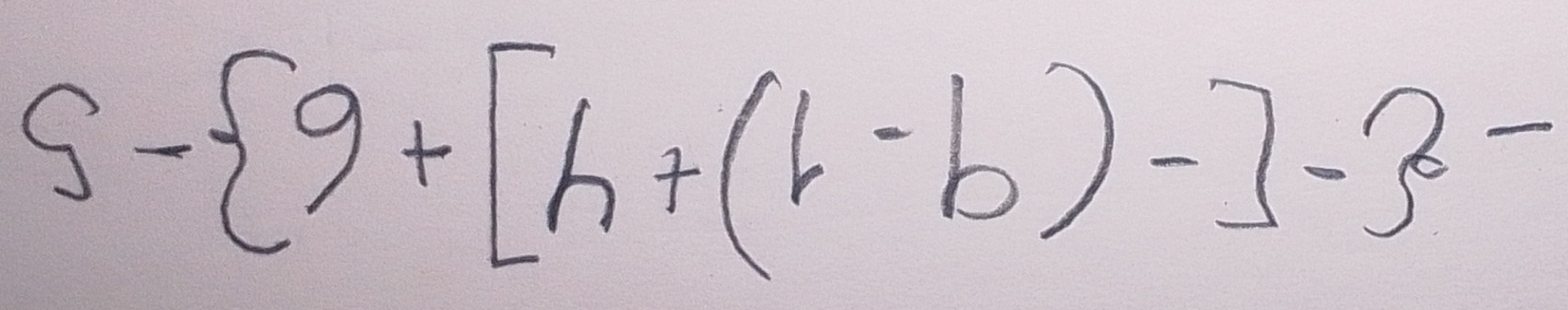 s- 9+[h+(l-b)-]-3^-