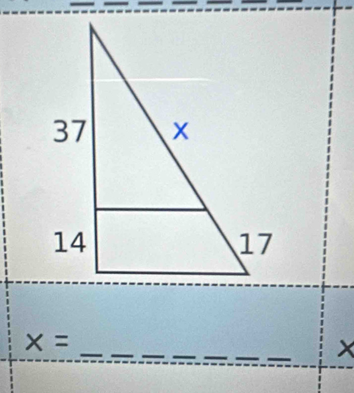 x=
x