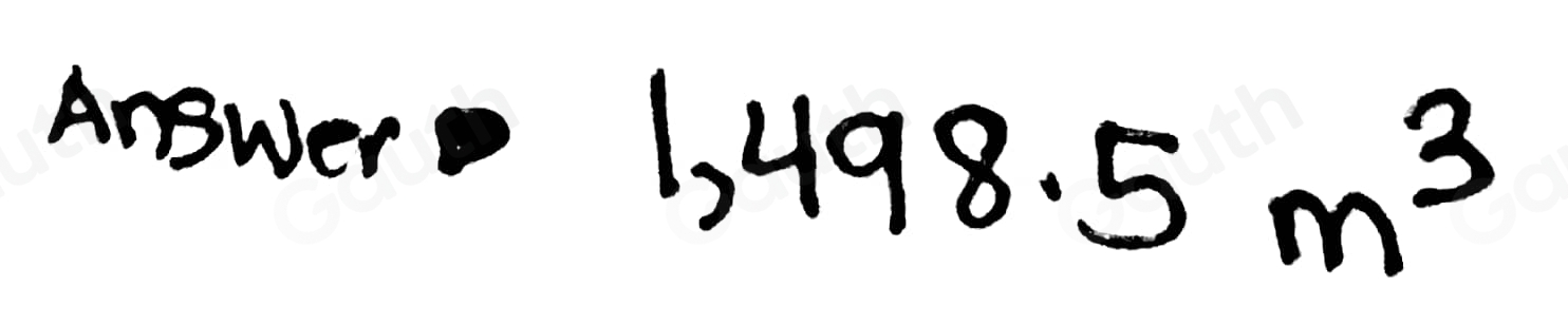 Solved: The radius, R, of a sphere is 7.1 m. Calculate the sphere's ...