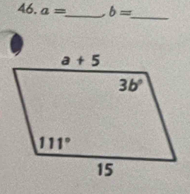 a= _ b=
_