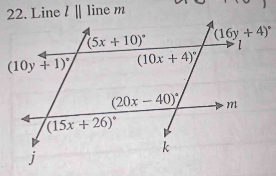 l|| line m