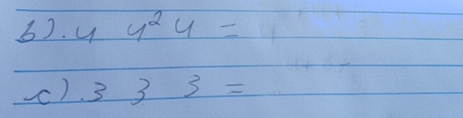 6). 4y^2y=
() 333=