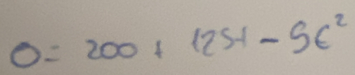 0=200+125-1-5c^2