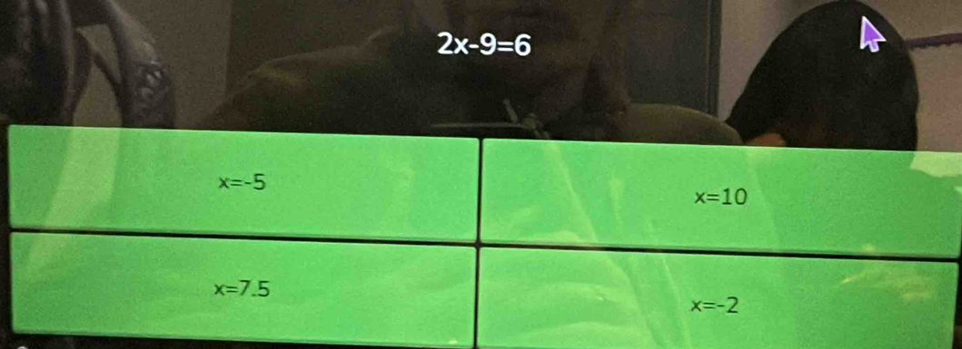 a
2x-9=6