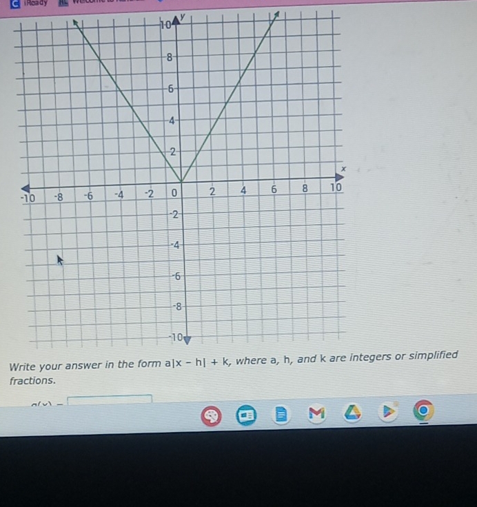 Roady
y
Wers or simplified
fractions.