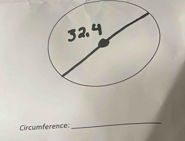 Circumference: 
_