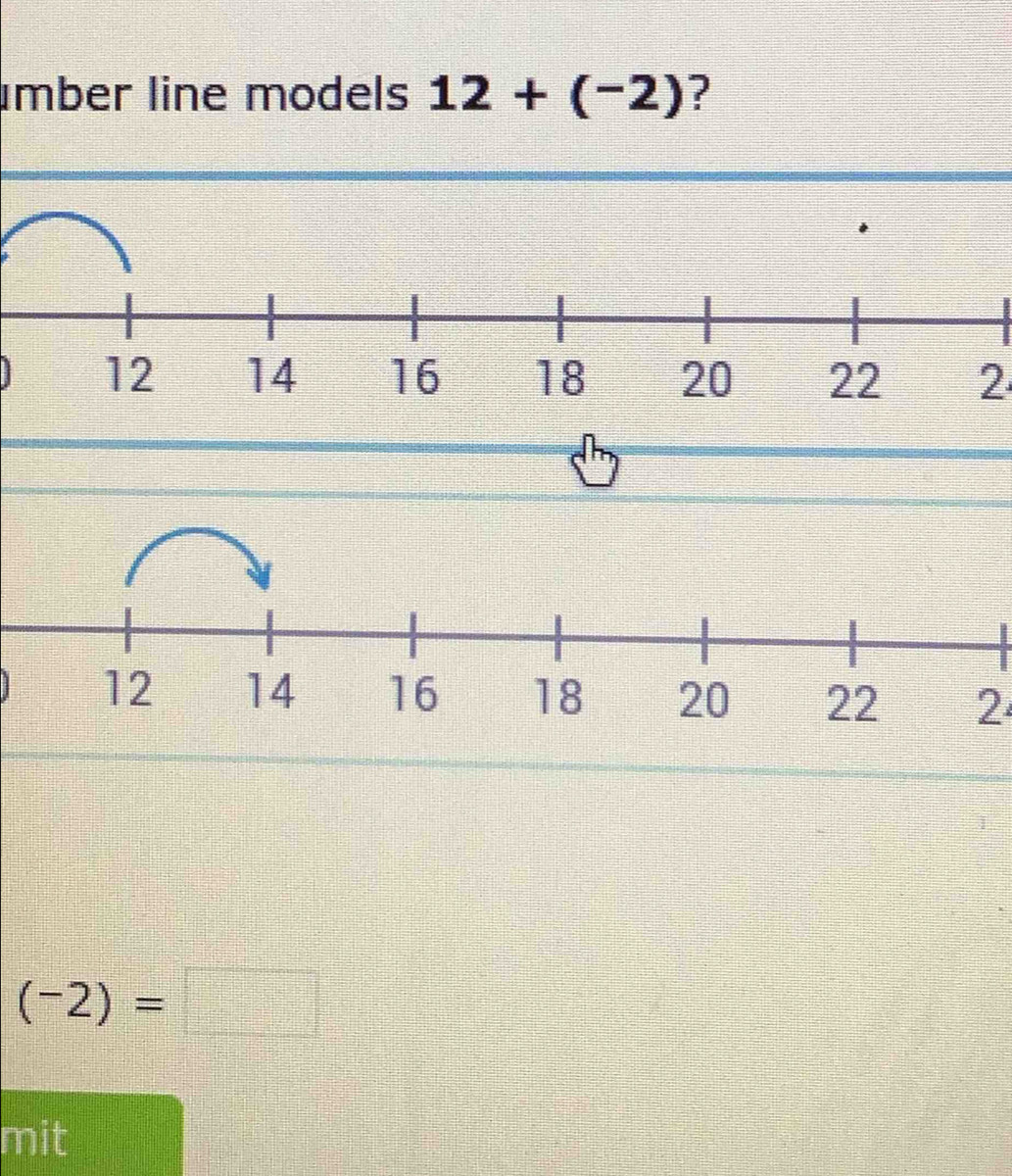 imber line models 12+(-2) ? 
2
2
(-2)=□
mit