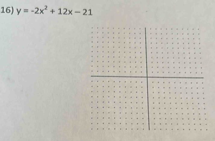 y=-2x^2+12x-21