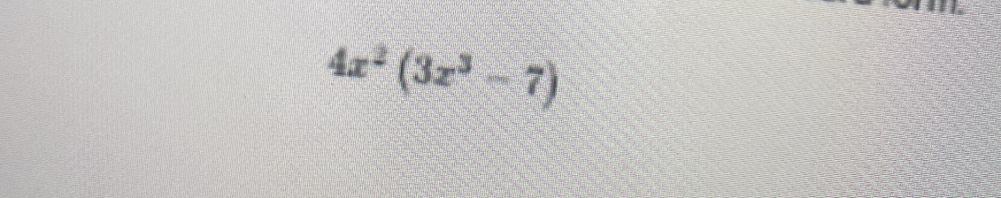 4x^2(3x^3-7)