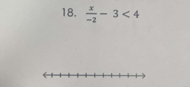  x/-2 -3<4</tex>