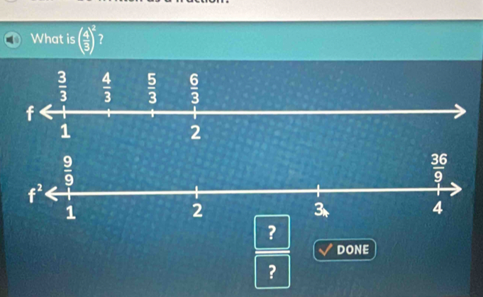 What is ( 4/3 )^2 7
?
DONE
?