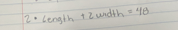 2· cength+2width=48