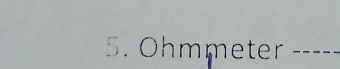 Ohmmeter_