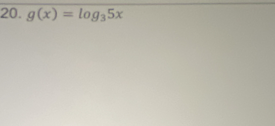 g(x)=log _35x